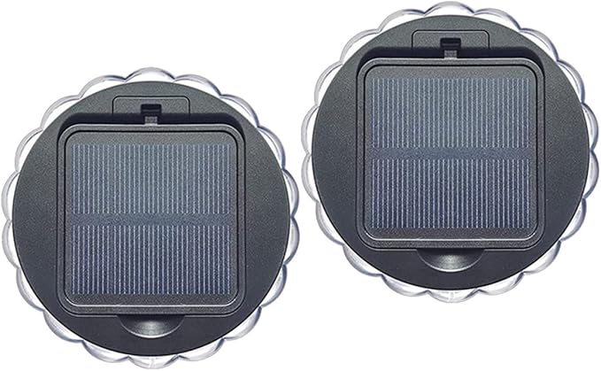 VALICLUD 2pcs Solar Wall Lights Outdoor Garden Solar Lamp Pathway Light with Sensor White for Yard Fence Patio | Lumora