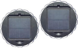 VALICLUD 2pcs Solar Wall Lights Outdoor Garden Solar Lamp Pathway Light with Sensor White for Yard Fence Patio | Lumora