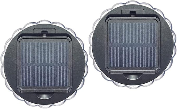 VALICLUD 2pcs Solar Wall Lights Outdoor Garden Solar Lamp Pathway Light with Sensor White for Yard Fence Patio | Lumora