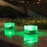 Solar Ice Glass Light,2 Packs Solar Powered Garden Lights, Waterproof IP68 Outdoor Table & Path Lights, Decorative | Lumora