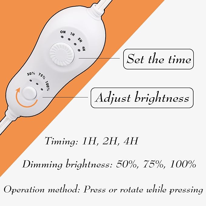 31.5FT C9 String Lights with Dimmer and Timer - Dimmable C9 Light String with 15 E17 Light Sockets 19.68" Spacing | Lumora