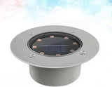 Solar LED Lawn Lamp Waterproof Outdoor Ground Light Solar Pathway Light with 8 LEDs for Garden Yard Landscape | Lumora