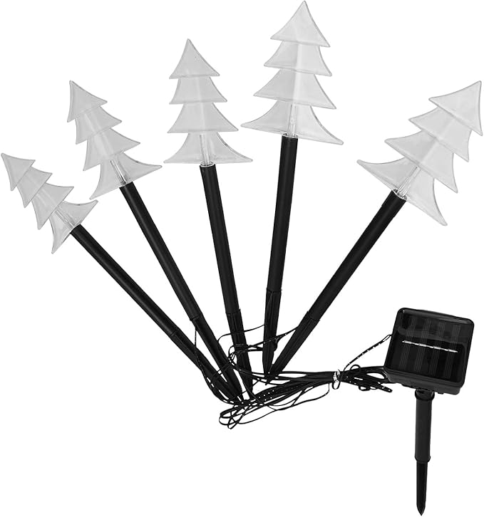 Solar Lawn Lamp LED Christmas Tree Landscape Lights Solar Pathway Lamp Outdoor Decorative Light for Patio Courtyard Villa Garden