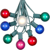 100 Foot G40 Outdoor Patio String Lights with 125 Multi Globe Bulbs – Indoor Outdoor String Lights – Market Bistro | Lumora
