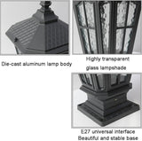 European Retro Outdoor Pillar Lights，Landscape Garden Patio Post Lamp Exter l Fence Column Head Waterproof Villa | Lumora
