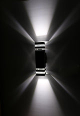 14W E27 LED-bulb-replaceable Wall Sconces Outdoor Up/Down Light Pure White | Lumora