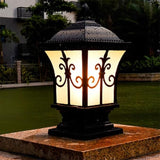 European Style Outdoor Waterproof Post Light Vintage Exterior Wall/Villa Courtyard Column Lamps, Outside Landscape | Lumora