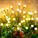 Solar Lights Outdoor Waterproof, 10 Packs 80LED, Solar Garden, Patio, Garden Decor, Patio Decor, Firefly Outdoor | Lumora