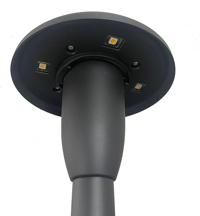 Solar Powered LED Path Lights, Dome Design, 12 Lumen Outdoor Landscape Lighting, 6 Count