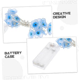 1set Led Battery Peach Blossom String Lights Flower Shaped Lamps Decorative Outdoor String Lamp for Garden Party | Lumora