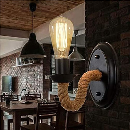 Retro Black Wall Sconce, Industrial Vintage Wall Lamp, Farmhouse Wall Light, Cafe Restaurant Bedroom Corridor Lighting Fixture, Metal Indoor Wall Mount Decoration