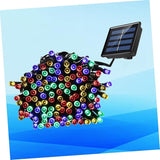Solar Powered LED String Lights Beads Colors Decorative Outdoor Garden Patio Lawn Lighting for Festive Parties | Lumora