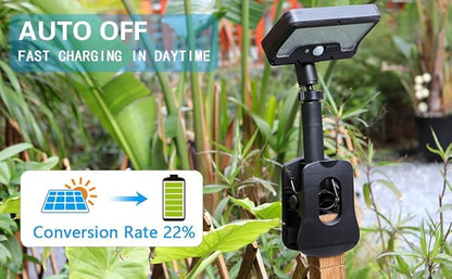 OTSOFDWL Solar Light for Outdoor Stairs - Waterproof Clip & Stand Light, 92 LEDs(600LM) Motion Sensor, Deck Fence Camping Lighting(1Pack)