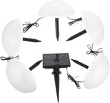 Solar Energy Hemisphere Pathway Light Garden Stake Lamp for Lawn Patio Landscape Decor Warm Glow Outdoor Ground | Lumora