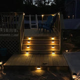 Solar Lights for Steps Deck Solar Stair Light Outdoor Waterproof Stainless Steel LED Fence Light for Garden Patio | Lumora