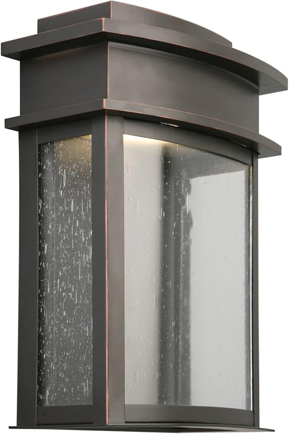Design House Fairview Integrated LED Wall Sconce, Oil Rubbed Bronze, 180364 | Lumora
