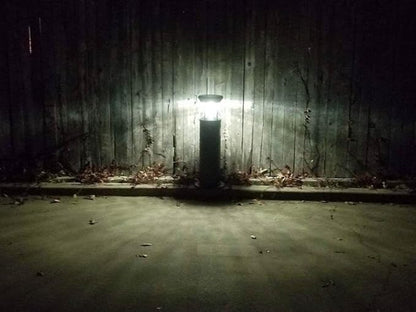 KASTLITE Dusk to Dawn Solar LED Bollard Light - 2W, 3000K Warm White Light, 266 Lumens, All-in-One Design, 18 Hour Run Time, Replaceable LiFePO4 Battery, for Pathways and Walkways