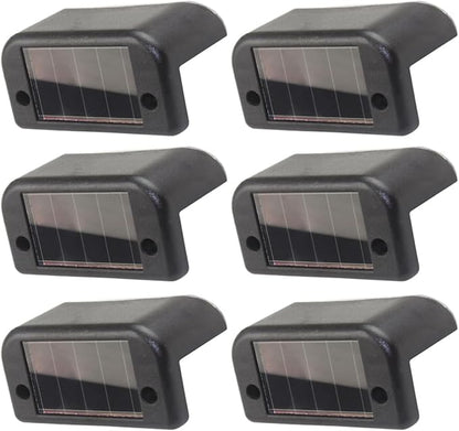 Solar Lights Outdoor 6 Pack Stair Lights Led Waterproof for Yard Fence Patio Pathway