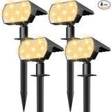 NYMPHY Solar Lights Outdoor Waterproof IP68, 56 LED 3 Lighting Modes Solar Powered Garden Yard Spot Solar Lights | Lumora