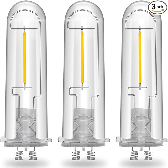 Solar Lantern Replacement Bulbs, Upgraded Solar Outdoor LED Light Bulbs 3V Bright Light Bulbs Waterproof for Yard | Lumora