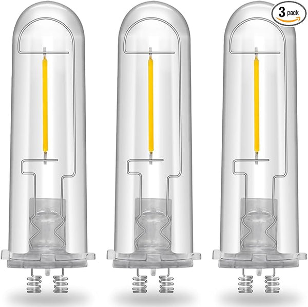 Solar Lantern Replacement Bulbs, Upgraded Solar Outdoor LED Light Bulbs 3V Bright Light Bulbs Waterproof for Yard | Lumora