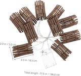 Elegant Rattan String Lights for Indoor Outdoor Use Decorative Balcony Garden Lighting Stylish Holiday Decor Bulb | Lumora