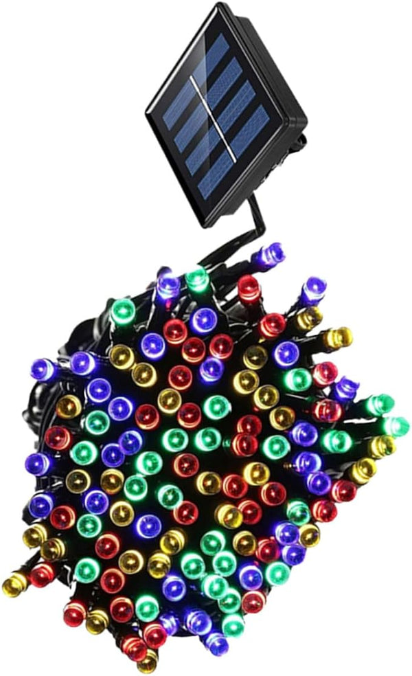 Gatuida Solar LED String Lights Beads Outdoor Garden Patio Decorative Lamp with Colors White for Trees Lawn | Lumora