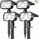 NYMPHY Solar Lights Outdoor Waterproof IP68, 56 LED 3 Lighting Modes Solar Powered Garden Yard Spot Solar Lights | Lumora