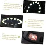 NUOBESTY 4Pcs Solar Ground Lights Outdoor Patio Pathway Landscape Lighting with Rotatable Side Glow Design Easy | Lumora