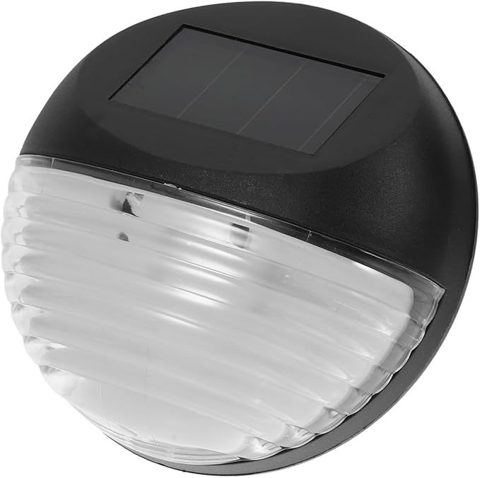 DOITOOL Solar Fence Lights Solar Step Lights Outdoor Stair Lighting Solar Wall Lights Waterproof Solar Garden Lights