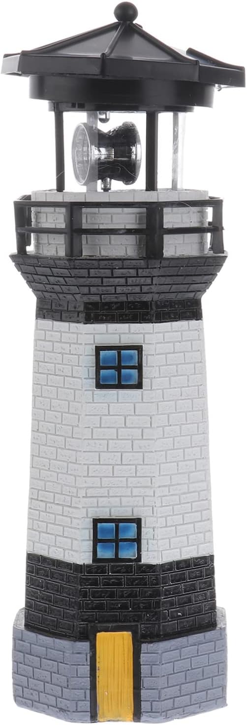 LEDMOMO Solar Powered Lighthouse,Garden Lights,Outdoor Patio Yard Garden Lawn Decoration (Random Color)
