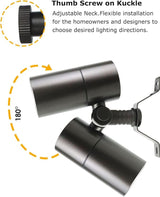 Cheopha 12V Outdoor Low Voltage Landscape Down Light, Replaceable 5W MR16 LED Bulb (2700K Warm White), IP65 | Lumora