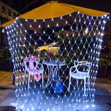JMEXSUSS Outdoor White Net Lights Waterproof