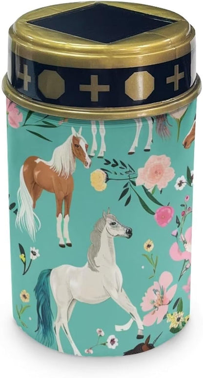 Horse Floral Solar Lights Outdoor Waterproof Garden Solar Light Cemetery Decoration Memorial Lamp Solar Pathway Lights for Home Path Kitchen Gift for Friends