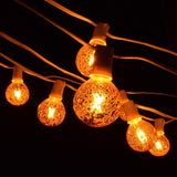 Hometown Evolution, Inc. Gold Outdoor Patio String Lights (50 ft, G50 Gold 2" Bulbs - White Wire) | Lumora