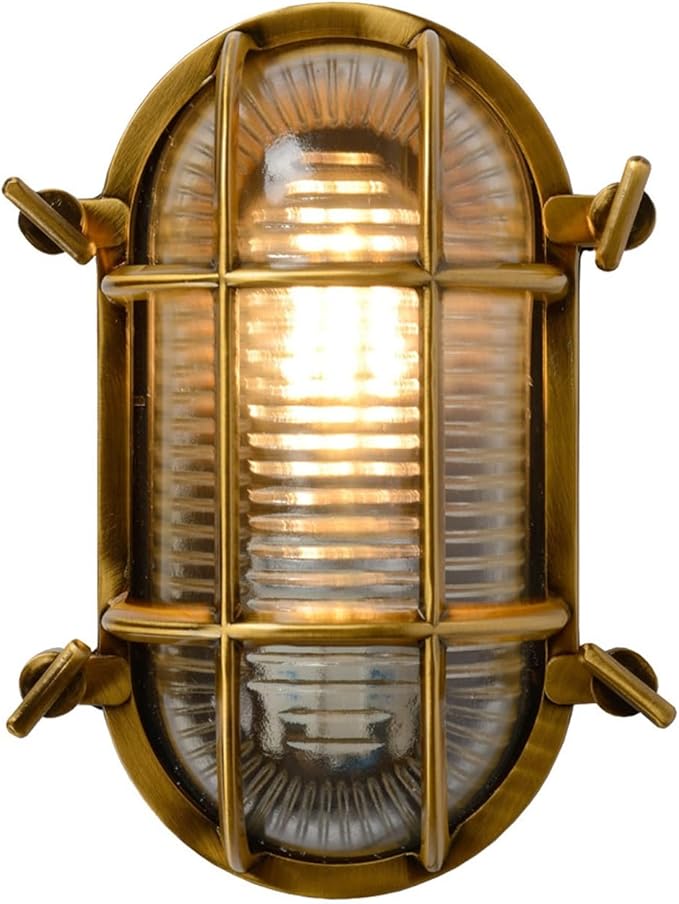Outdoor Wall Light European Waterproof Anti-Rust Die-Cast Aluminum Frame Clear Glass Shade Exterior Wall Sconce | Lumora