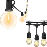 Svater Outdoor String Lights Waterproof 100 FT + 75FT Patio Light for Outside 2W | Lumora
