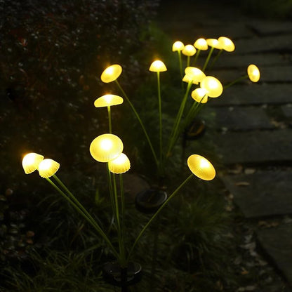 Ochine 2 Pack Solar Mushroom Garden Lights for Outside, Solar Lights Outdoor, Waterproof Solar Pathway Lights Outdoor Decor for Lawn Yard Garden Home Decor