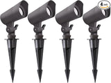 LED Landscape Lights with Connectors, 12V Low Voltage, Warm White 3000k, 4W, 175LM, Outdoor Waterproof Garden | Lumora