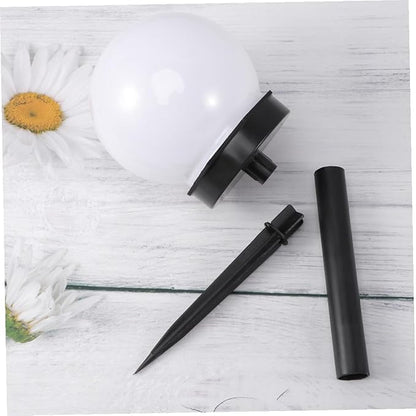 4pcs Solar Lawn Lights Warm White Garden Solar Pathway Lights Waterproof Outdoor Ground Plug Courtyard Lighting for Yard Landscape Decor
