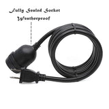 5ft 1-Socket Mini Pendant Light, Heavy Duty Weatherproof Patio String Lights, E26/E27 Hanging Ceiling Lamp Kit, for | Lumora