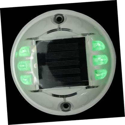 STOBOK Solar Pathway Lights 2.4G Wireless Colorful LED Ground Lights Solar Powered Outdoor Landscape Lighting for Garden Deck and Walkway 4-Piece Set