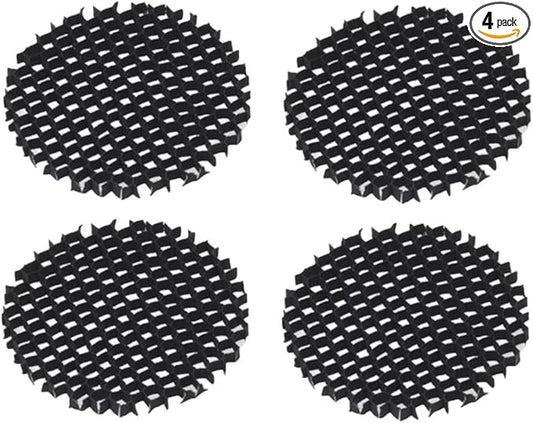Gardenreet Aluminum Hexagonal Louver Lens for MR16 Bulb - Low Voltage Landscape Lighting Spotlight, Well Light, Down Light - Reducing Brightness and Side Glare (4 Pack)