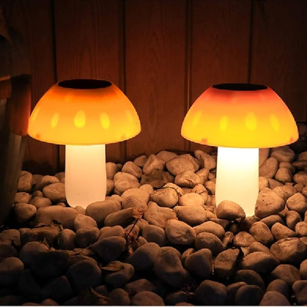 Solar Mushroom Lights Outdoor Ground LED Landscape Lights Light Sensor Light, Waterproof Solar Lights for | Lumora