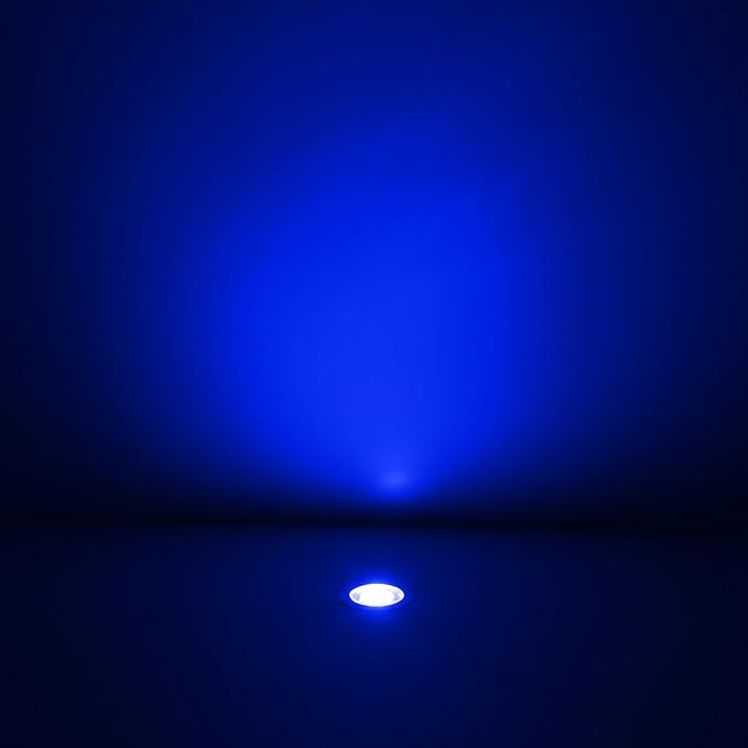 Pack of 10 Low Voltage LED Deck Light Kit Waterproof Outdoor Step Stairs Garden Yard Patio Landscape Decor Lighting Blue Lamp