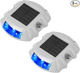 2 Pack Solar Deck Lights LED Driveway Lights for Step Sidewalk Stair Boat Garden Ground Pathway Yard | Lumora