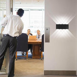 Kawell 8W Waterproof Modern Wall Light LED Wall Lamp Aluminum LED Wall Sconce Up Down Indoor Outdoor for Bathroom | Lumora