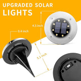 SOLPEX Solar Lights Outdoor Waterproof, 12 Pack Solar Ground Lights, Solar Garden Lights Landscape Lighting for | Lumora