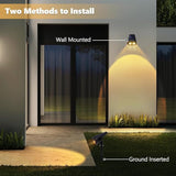 Flacchi Solar Lights Outdoor Waterproof - 2 Lighting Modes Solar Powered Garden Yard Spot Lights for Outside | Lumora