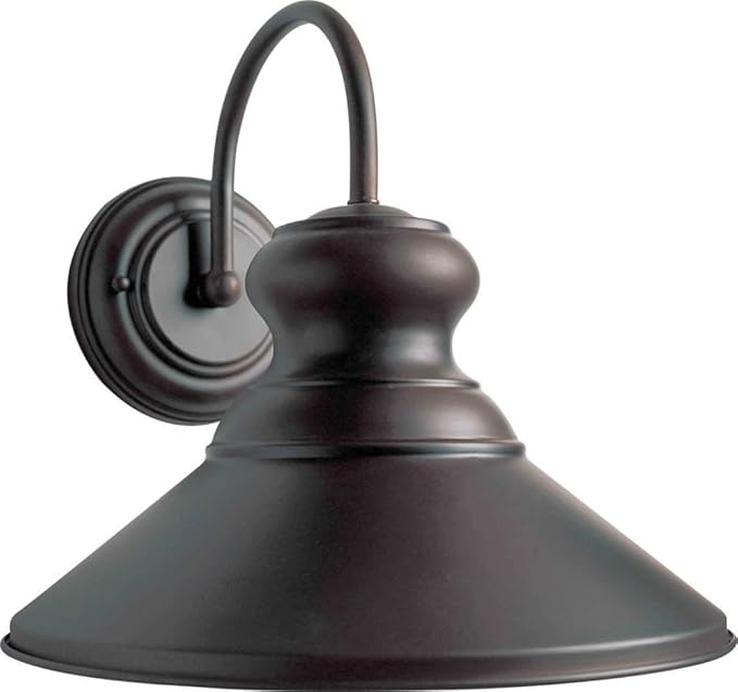 Forte Lighting 1227-01-32DS Transitional 1-Light Exterior Dark Sky Wall Mount, Antique Bronze Finish | Lumora